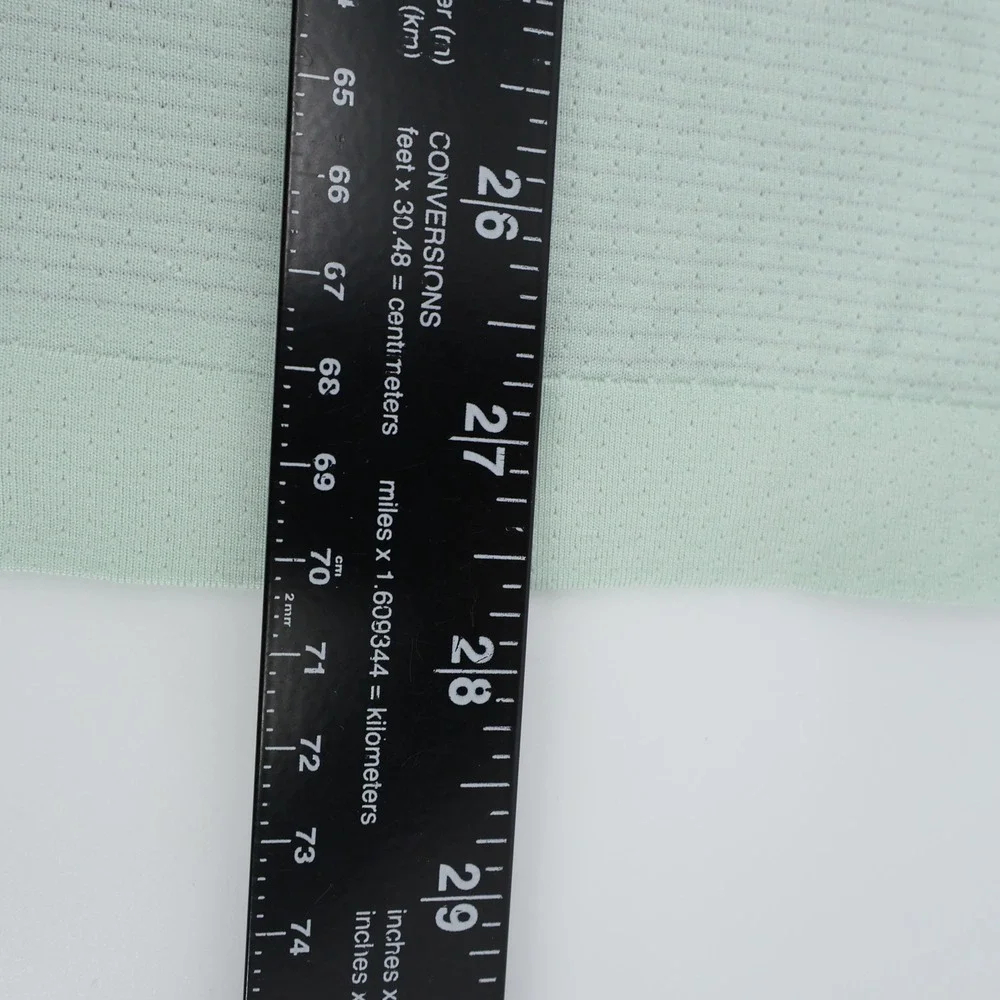 Lululemon Shirt Mens Large Green Short Sleeve Metal Vent Tech Workout Gym Logo - Picture 7 of 7